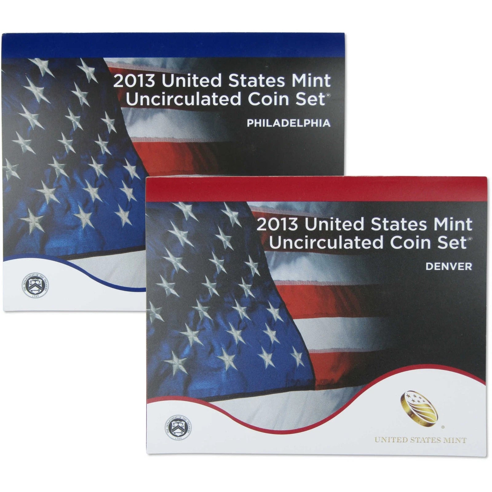 2013 Uncirculated Coin Set U.S Mint Government Packaging OGP COA-6