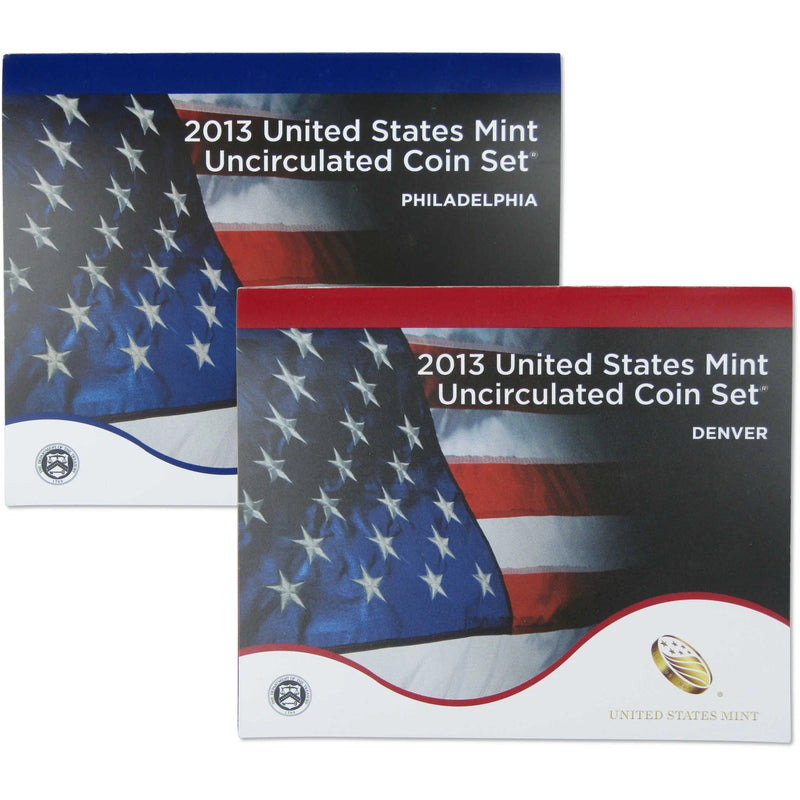 2013 Uncirculated Coin Set U.S Mint Government Packaging OGP COA-6
