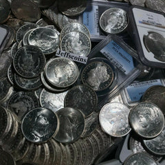 ✯ Estate Lot Peace Silver Dollars ✯ 1x BU Mint MS UNC ✯ Uncirculated ✯-5