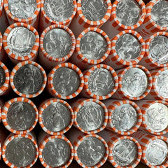 Mayflower Compact 1776-2026 Uncirculated Quarter Rolls Set * BOTH P & D Mint *-5