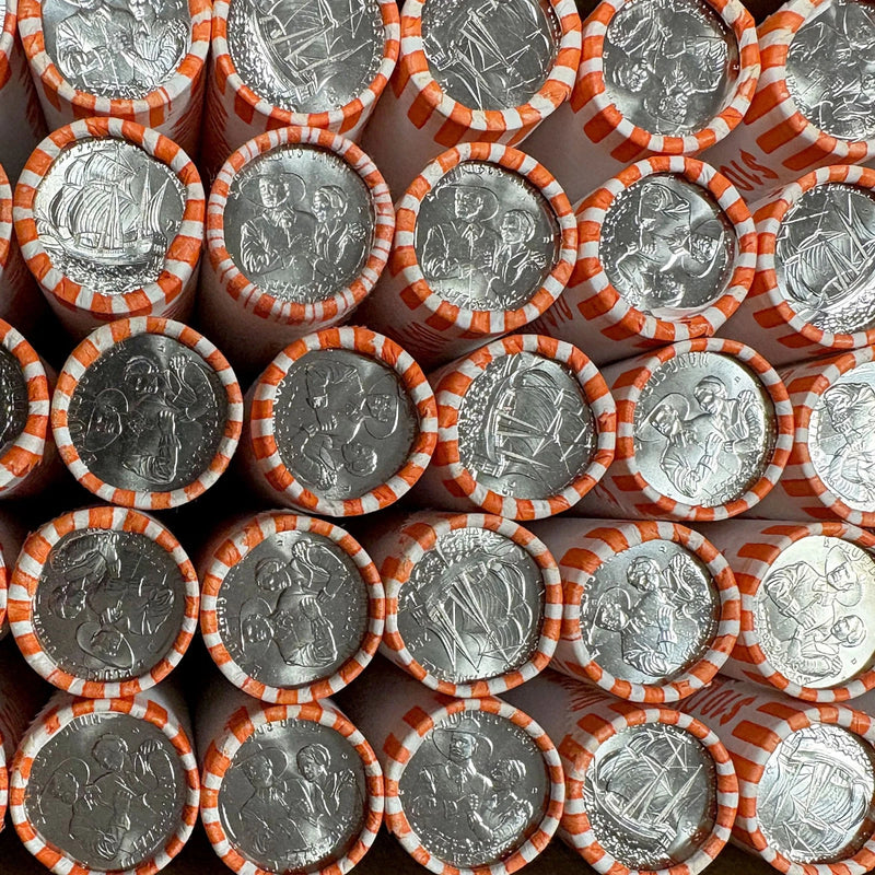 Mayflower Compact 1776-2026 Uncirculated Quarter Rolls Set * BOTH P & D Mint *-5