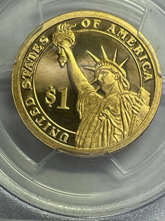 2009-S John Quincy Adams One Dollar PCGS- PR 69 D CAM.-6