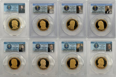 2011 - 2012 S 8 Coin Presidential $1 PCGS 69 Proof Dollar Set-4