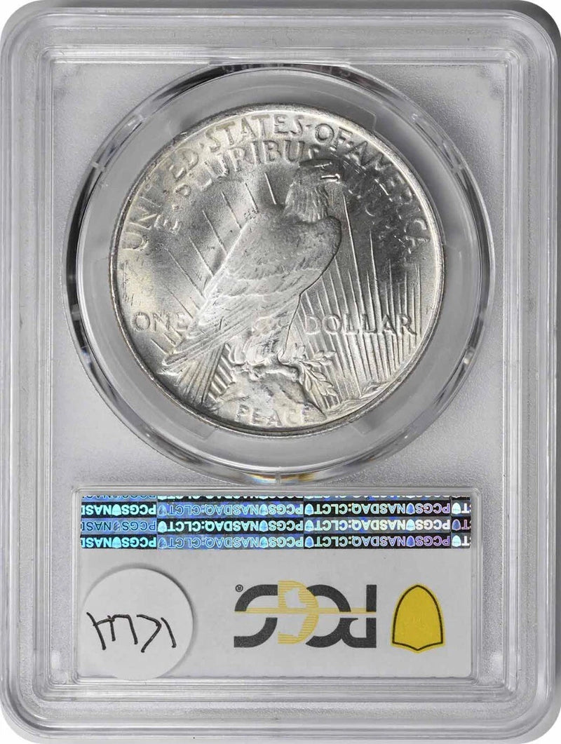 1923 Peace Silver Dollar MS63 PCGS-2