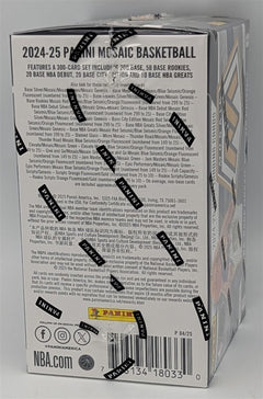 Factory Sealed Blaster Box 2024-25 Panini Mosaic NBA Basketball Cards-2
