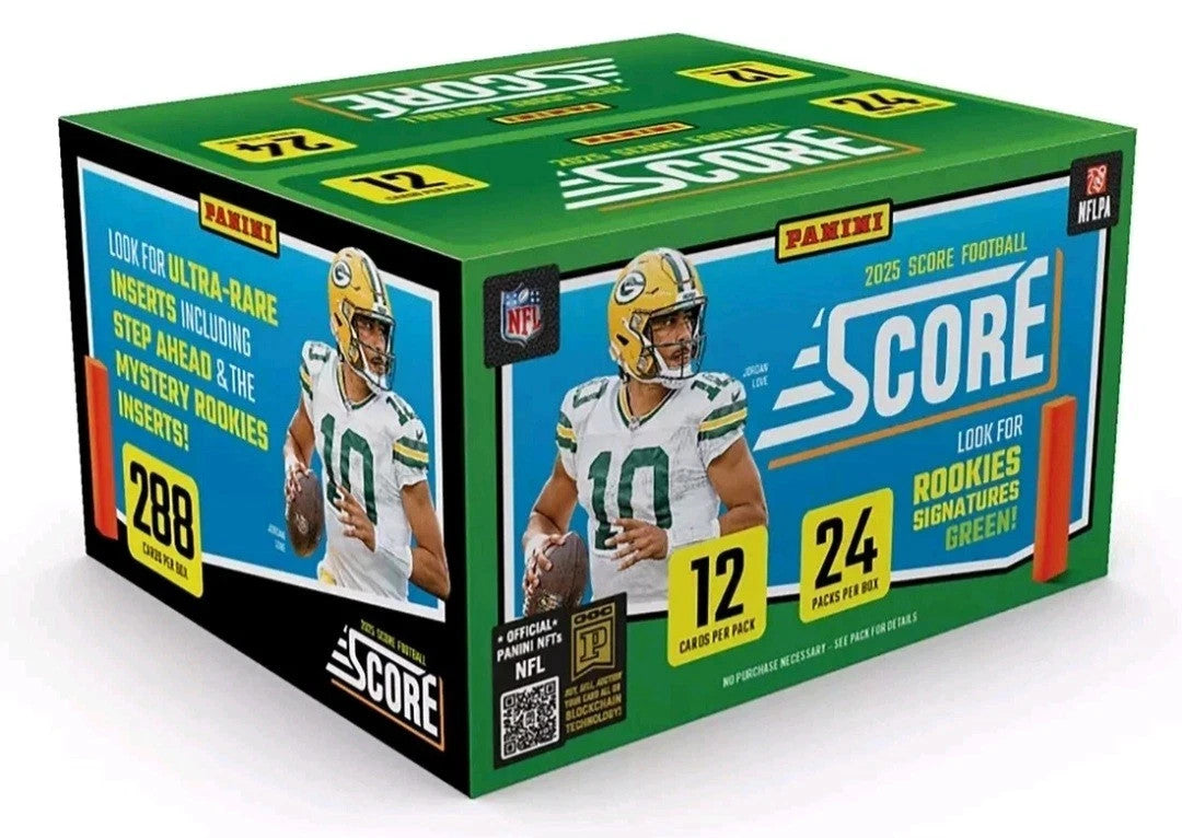 2025 Panini Score Football Factory Sealed Retail 24 Pack Box-1