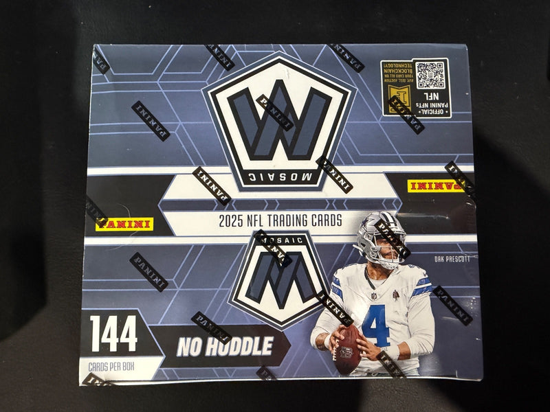 2025 Panini Mosaic Football No Huddle NFL Factory Sealed Hobby Box-1