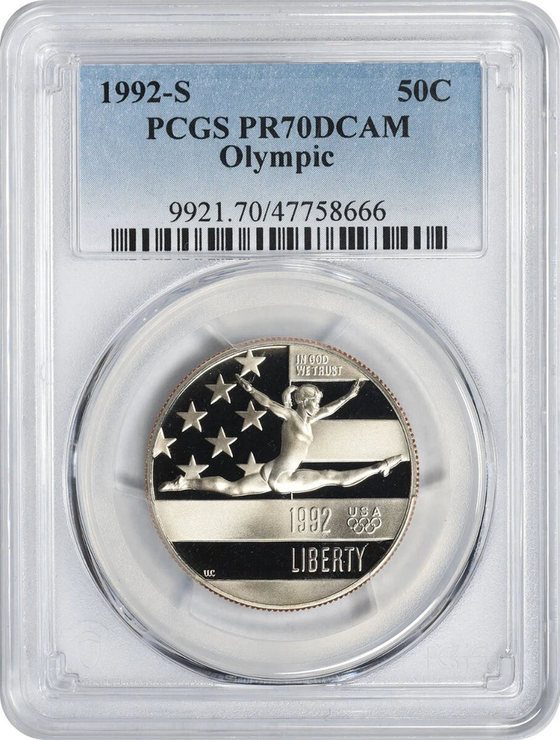 1992-S Olympic Commemorative Half Dollar PR70DCAM PCGS-1