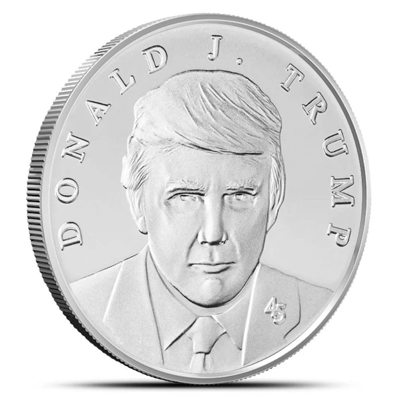 1 oz President Trump First Edition Silver Medallion (Capsule, CoA)-3