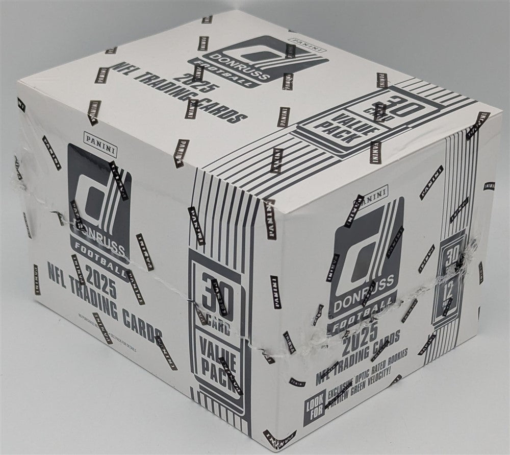 Factory Sealed Fat Value Pack Cello Box 2025 Panini Donruss NFL Football Cards