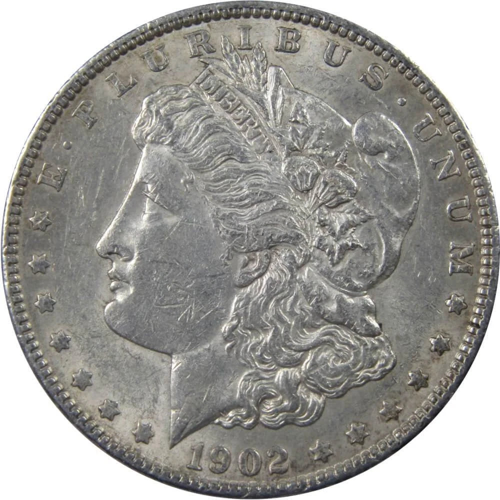 1902 Morgan Dollar XF EF Extremely Fine 90% Silver $1 US Coin Collectible-1