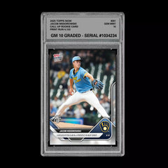 Graded 10 Jacob Misiorowski - 2025 TOPPS NOW #291 RC Rookie Call Up Card-1