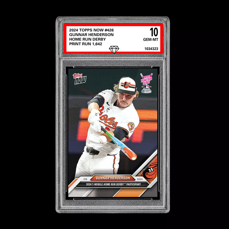 Graded 10 Gunnar Henderson 2024 Topps #426 Home Run Derby Baltimore Orioles-1