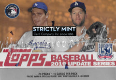 2019 Topps UPDATE Series Baseball Factory Sealed Retail Box 24 Packs 384 Cards-2