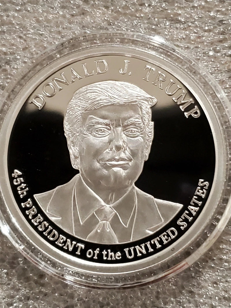 Donald Trump 2020 1 oz .999 silver proof coin 45th President commemorative New!-7
