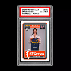 Caitlin Clark WNBA Draft 1st Graded Gem Mint 10 RC Rookie 2024 Panini Instant-1