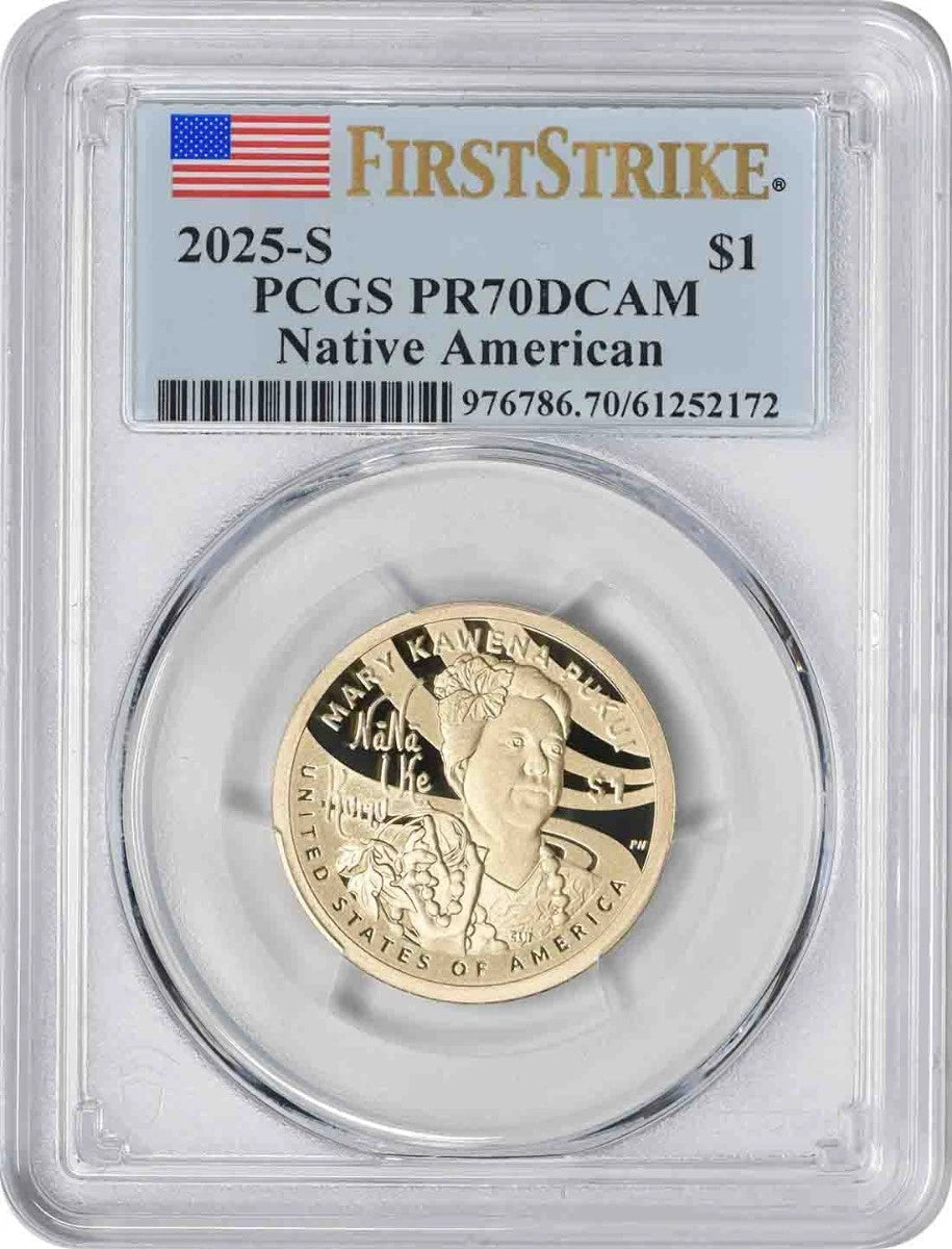 2025-S Sacagawea Native American Dollar PR70DCAM First Strike PCGS-1