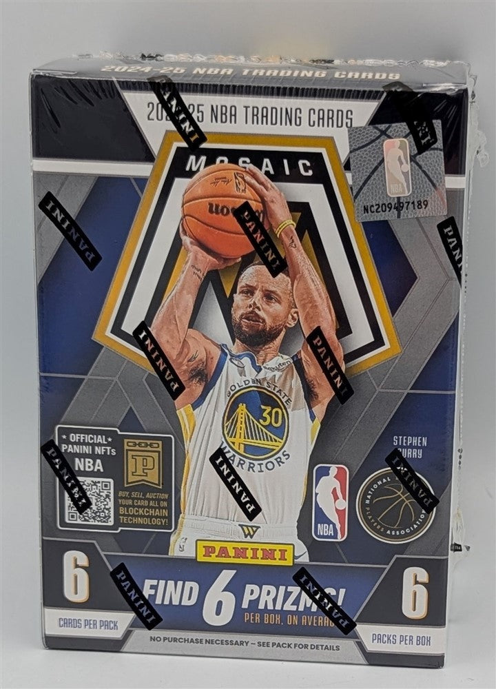 Factory Sealed Blaster Box 2024-25 Panini Mosaic NBA Basketball Cards