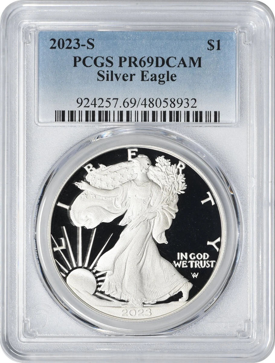 2023-S $1 American Silver Eagle PR69DCAM PCGS