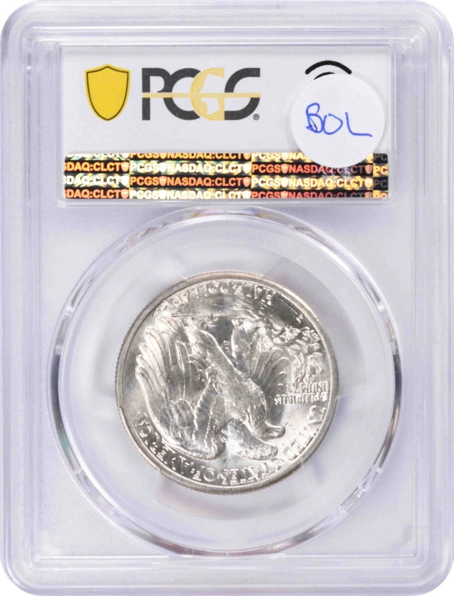 1947-D Walking Liberty Silver Half Dollar MS64 PCGS