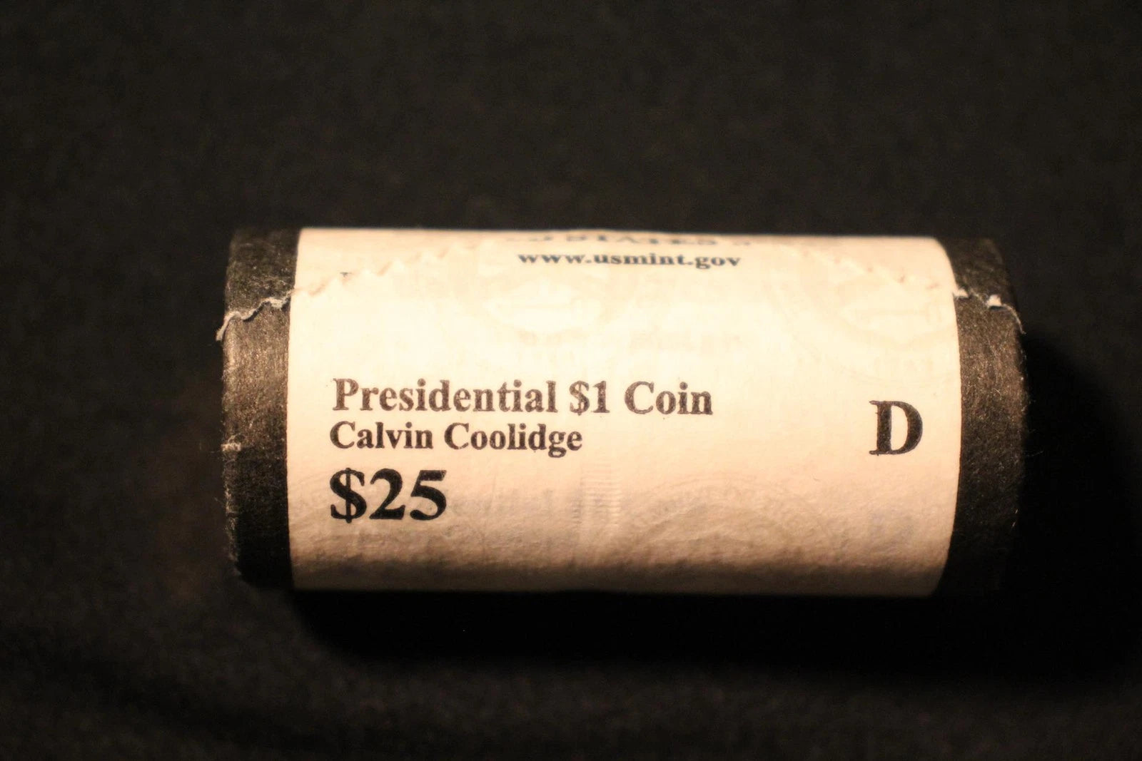 2014-D Calvin Coolidge Presidential $1 Coin Roll of $25 Unc US Mint BU-6