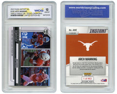 2025 Panini ARCH MANNING Triple-Threat QB Texas Longhorns Card #AME GEM MINT 10-2