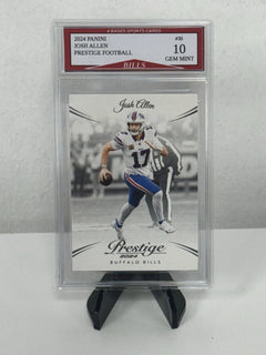 ¡Set de 2 tarjetas del equipo Buffalo Bills de Josh Allen y James Cook de Panini Prestige 2024!-5