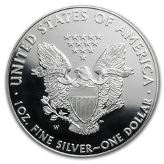 2008-W American Silver Eagle Dollar PR70DCAM PCGS Proof 70 Deep Cameo-2