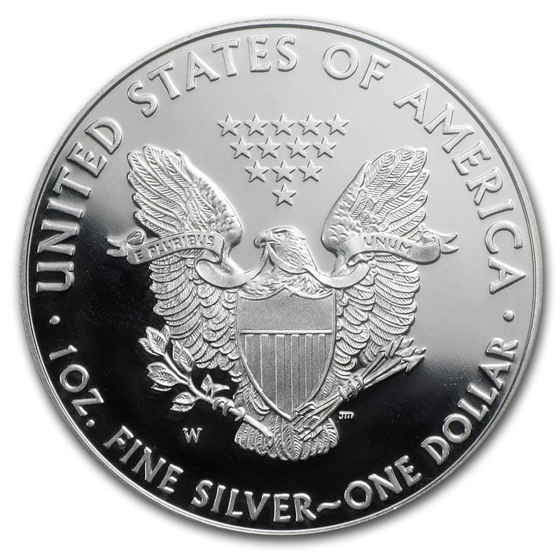 2008-W American Silver Eagle Dollar PR70DCAM PCGS Proof 70 Deep Cameo-2