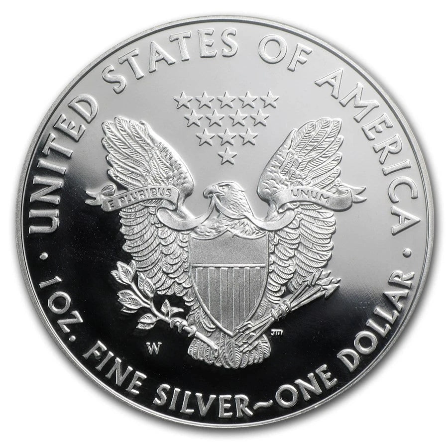 2008-W American Silver Eagle Dollar PR70DCAM PCGS Proof 70 Deep Cameo