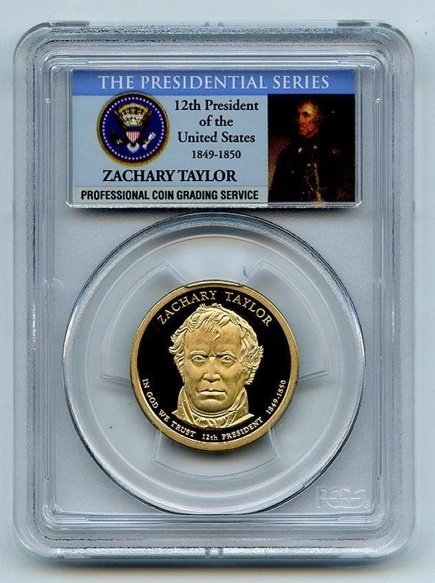 2009 S $1 Zachary Taylor Dollar PCGS PR70DCAM-2