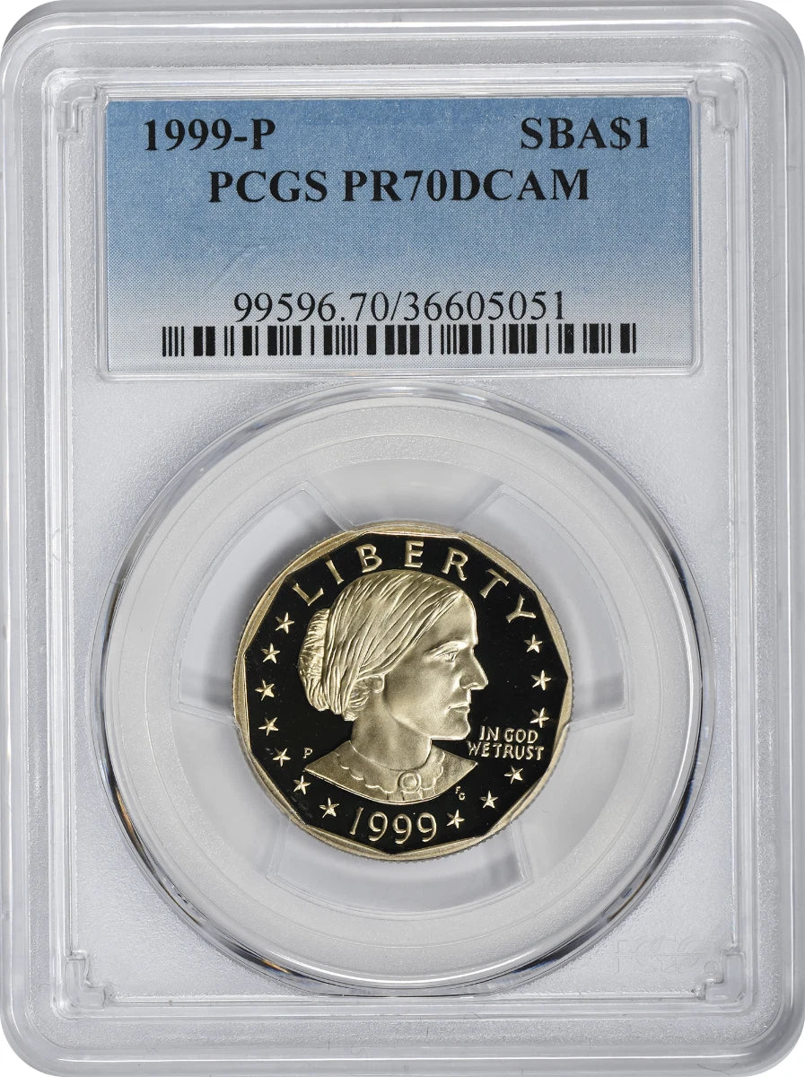 1999-P Susan B. Anthony Dollar PR70DCAM PCGS-1