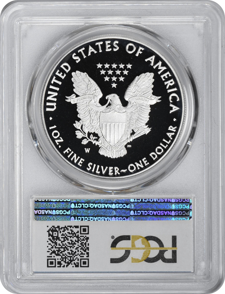 2018-W American Silver Eagle Dollar PR70DCAM PCGS