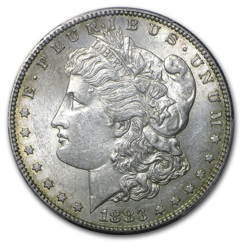 Dólar Morgan de plata al 90 % anterior a 1921 (1878-1904) Casi sin circular-3