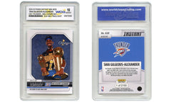 2025 Panini SHAI GILGEOUS-ALEXANDER Thunder NBA Finals MVP Card #638 GEM MINT 10-1