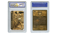 MICHAEL JORDAN '98 FLEER STICKER 1986 ROOKIE 23K Gold Signature Series - GEM 10-1