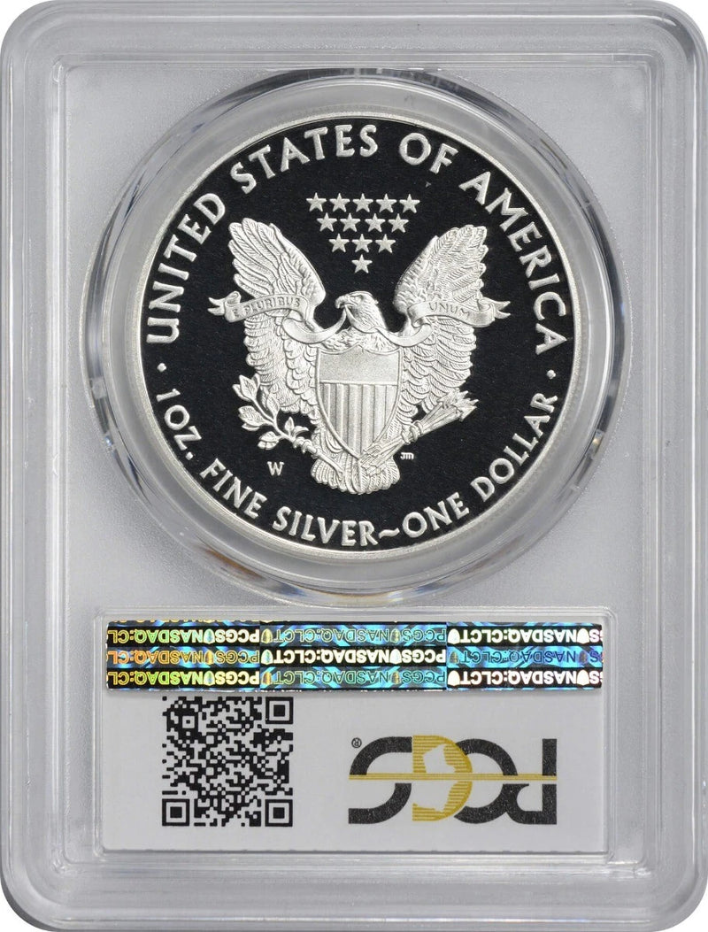 2012-W American Silver Eagle Dollar PR69DCAM PCGS Proof 69 Deep Cameo-2