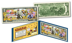 PEANUTS * A CHARLIE BROWN THANKSGIVING * Licensed U.S. Legal Tender $2 Bill-1