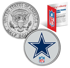DALLAS COWBOYS NFL JFK Kennedy Half Dollar US Coin *Officially Licensed*-1
