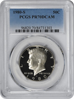 1980-S Kennedy Half PR70DCAM PCGS Proof 70 Deep Cameo-1