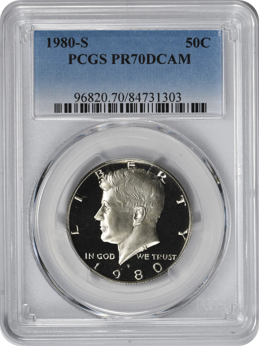1980-S Kennedy Half PR70DCAM PCGS Proof 70 Deep Cameo