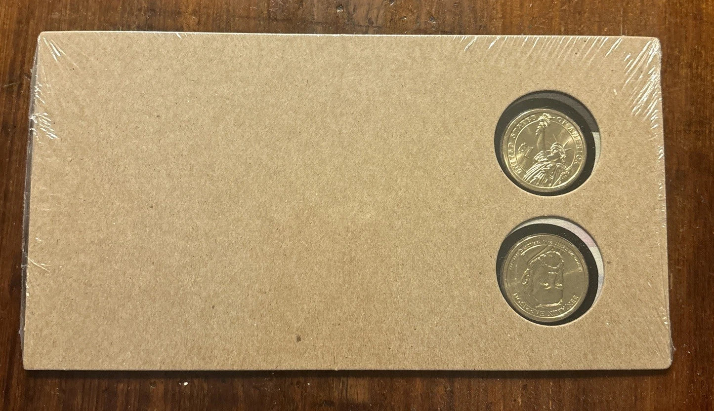 2012 Benjamin Harrison P&D Presidential Dollars - Sealed First Day Cover-3