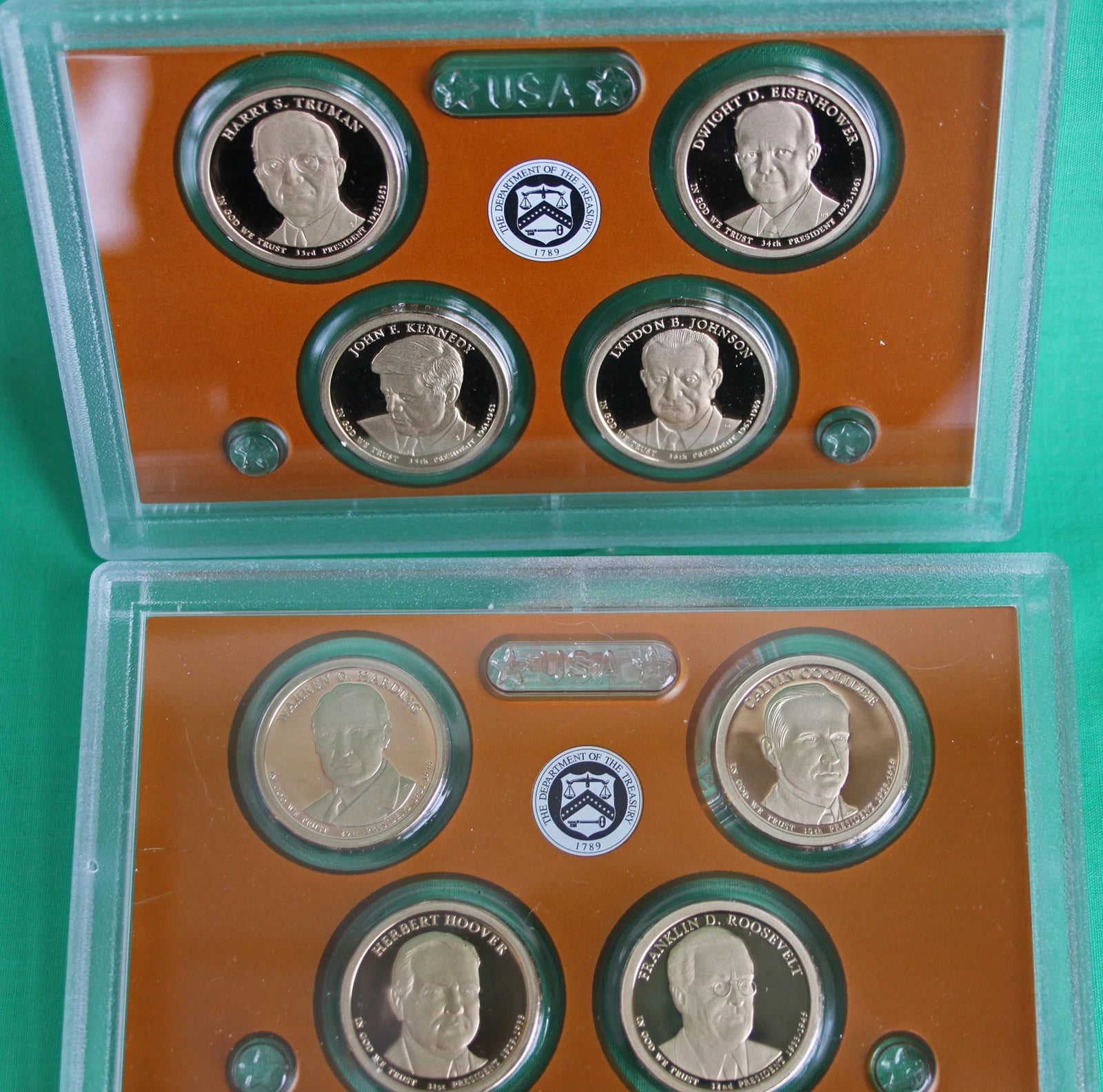 2007 S thru 2016 S Presidential Dollar Proof $1 COIN SETS 39 Coins No Box-7