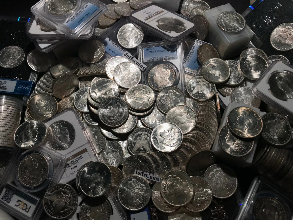✯ Estate Lot Peace Silver Dollars ✯ 1x BU Mint MS UNC ✯ Uncirculated ✯-6