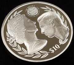 2022 British Virgin Islands Proof $10 Sterling Crown, QE II Platinum Jubilee!-7