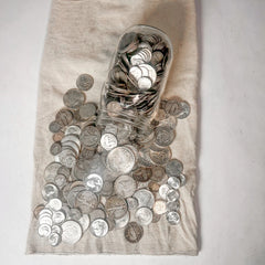 Mason Jar Silver Coin Mixed Lot | ESTATE SALE LIQUIDATION | US Silver Coins-7