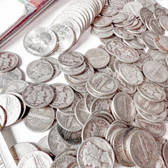Conjunto de monedas de EE. UU., lote mixto | Monedas antiguas, liquidación de bienes | Moneda de plata-7