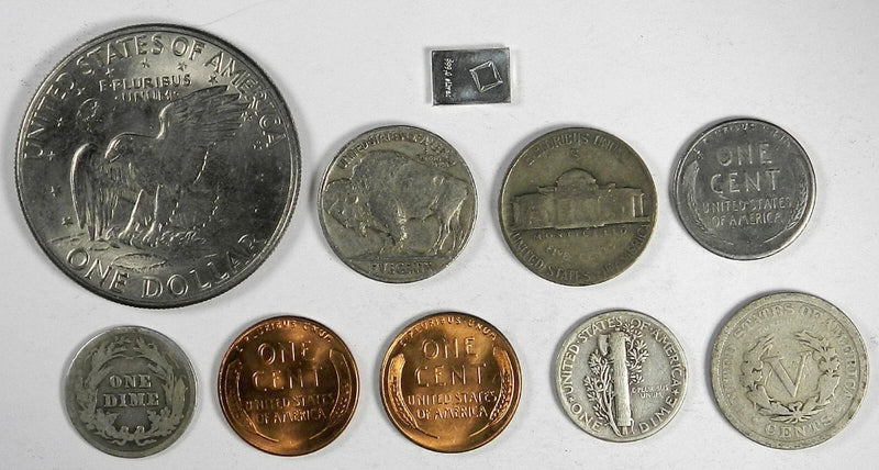 ESTATE LOT SALE ~ .999 BULLION BARS CURRENCY GOLD ~ $5 RED SEAL INCLUDED-2