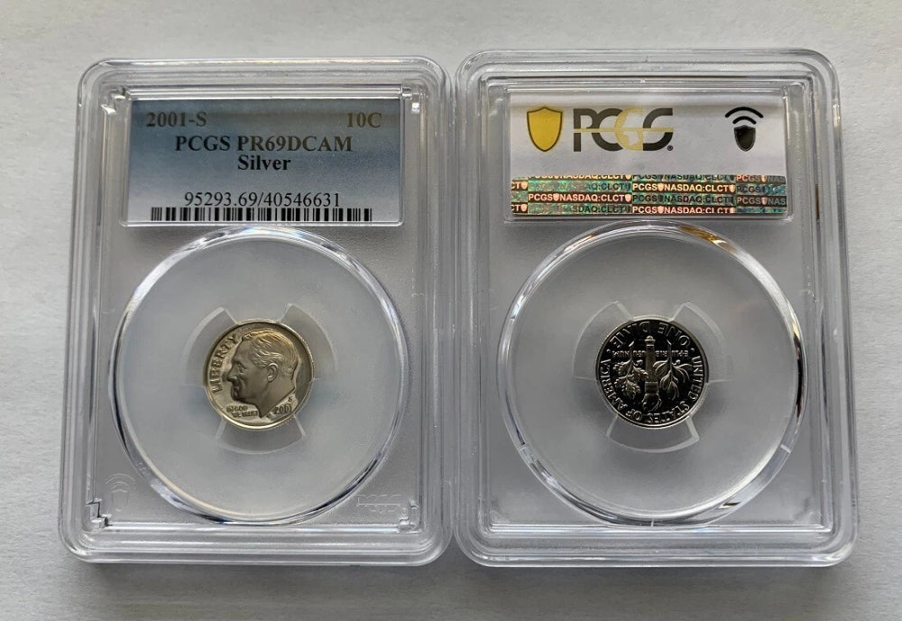 ✯ PCGS 90% SILVER Proof Coins ✯ PR69 Graded SILVER Estate Sale ✯ 1 SLAB LOT ✯-7