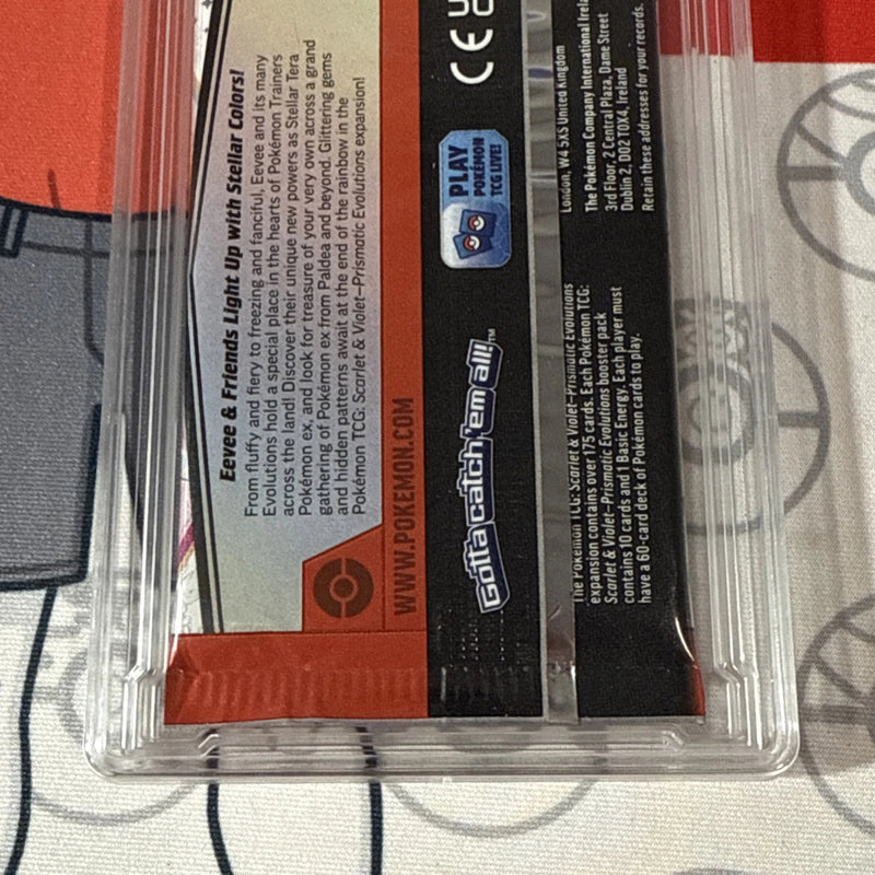 Graded 10 2025 Prismatic Evolutions Sealed Booster Cards Pack Eevee Sylveon-3
